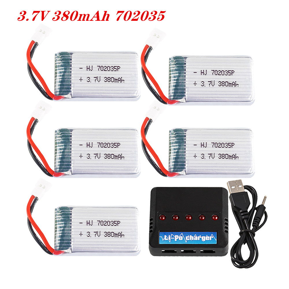 Rc Helicopter Parts - Batterie Lipo Rechargeable avec chargeur, 3.7V,