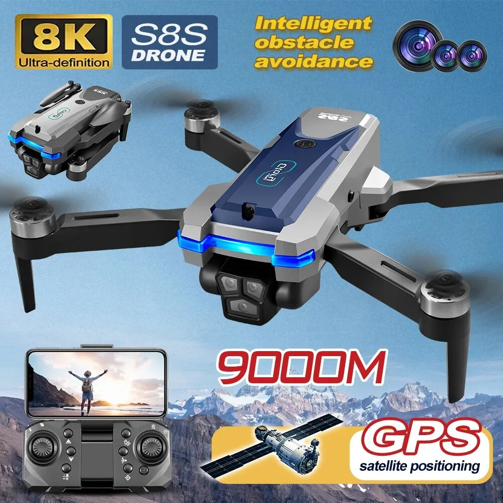 Rc Helicopter Case - Drone GPS S8S 5G Wifi 8K
