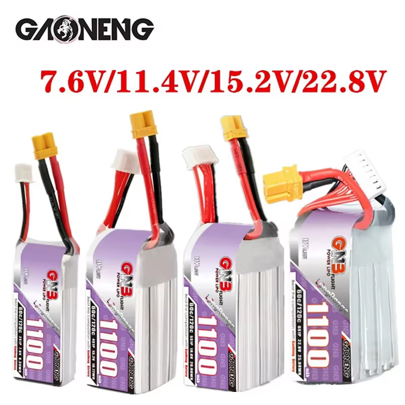 GNB 1100mAh 2S 3S 4S 6S 60C/12 - Rc Helicopter Parts avis et prix