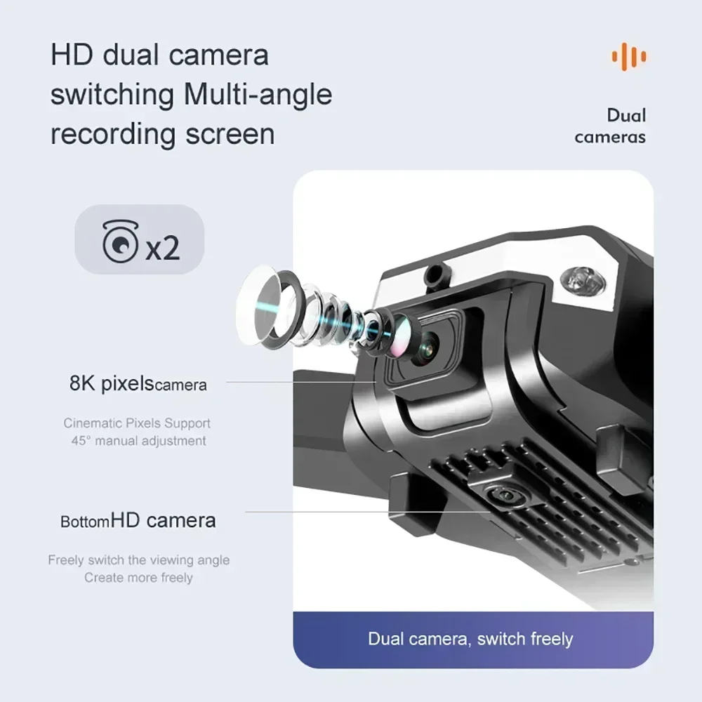 Drone G6 Pro 8K à double camér - Rc Helicopter Case avis et prix